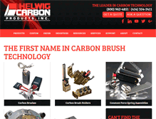 Tablet Screenshot of helwigcarbon.com